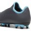 Puma Finesse Laceless FG Football Boots Childrens Grey/Aqua
