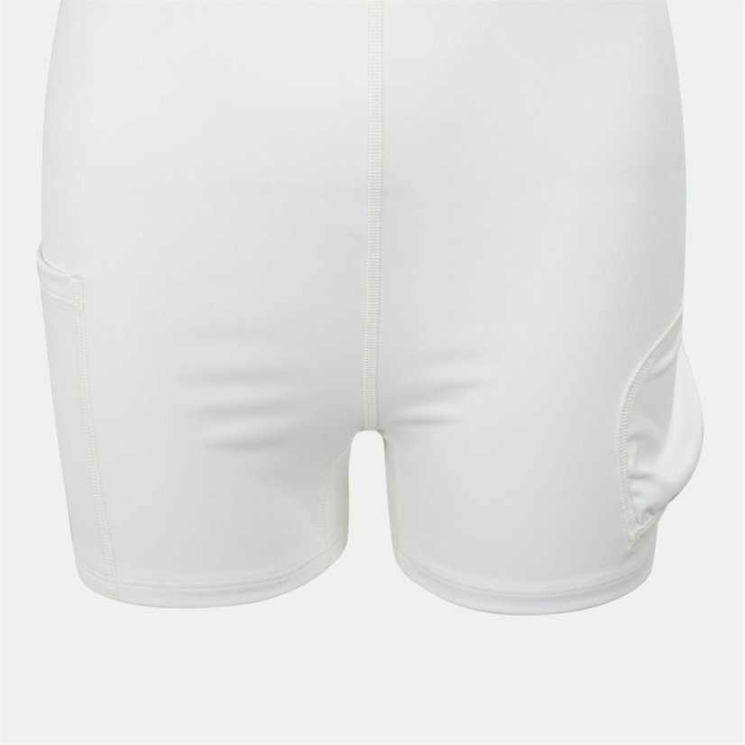 Slazenger Flared T Dress White/Forest Gr