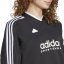 adidas Tiro Cut 3-Stripes Fleece Sweatshirt Black