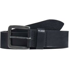 Jack and Jones Men's Victor Leather Belt Black
