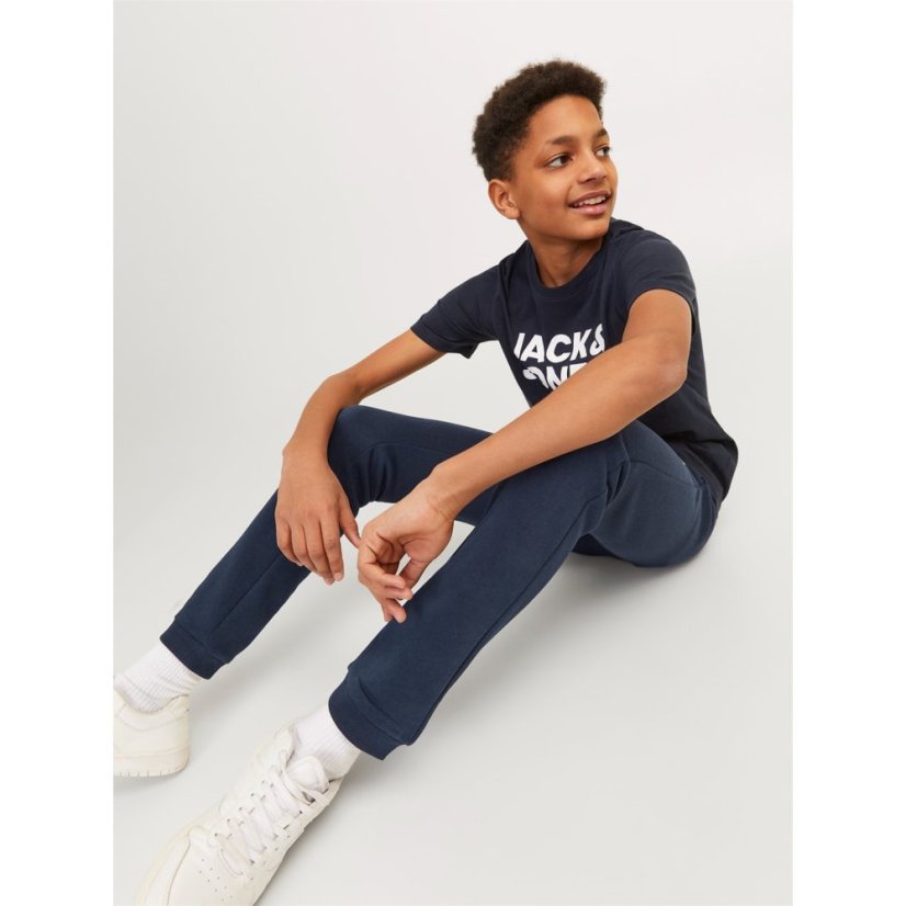 Jack and Jones Kids' Gordon Closed Hem Fleece Joggers Navy Blazer