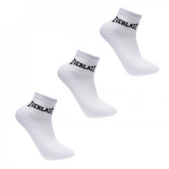 Everlast Quarter Socks 3 Pack Childrens White