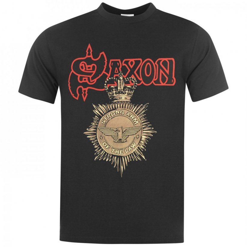 Official Saxon T Shirt Mens vel. S