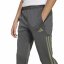 adidas Kids' Closed Hem Poly Tracksuit Joggers Grey/Olive