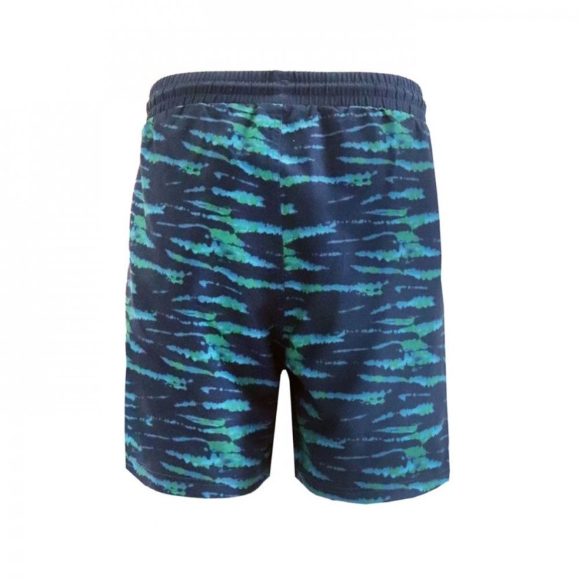 Ript Batik Tie Dye Print Swim Shorts Mens Blue/Green