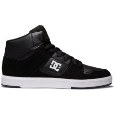 DC Men's Cure High-Top Skate Shoes Black/White
