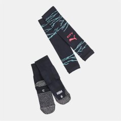 Puma Team Manchester City Fc Sleeve Socks Promo Navy