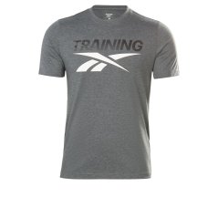 Reebok Training Vector pánské tričko Dark Grey Heather