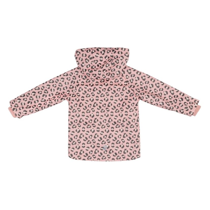 Gelert Unisex Kids' PU Water Resistant Wind Resistant Long Sleeve Raincoat Pink AOP