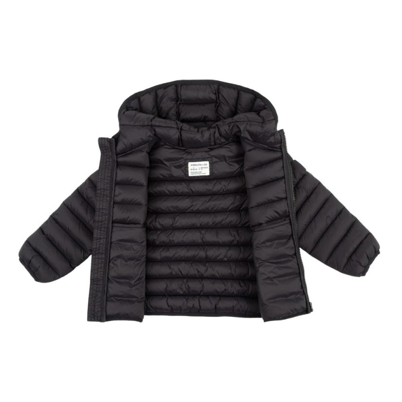 SoulCal Kids' Micro Bubble Long Sleeve Short Puffer Jacket Black