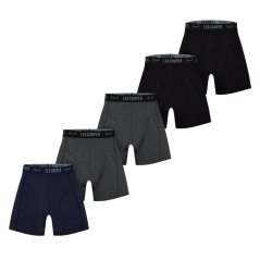Lee Cooper Cooper Essential Mens Boxer Trunk 5-Pack Core