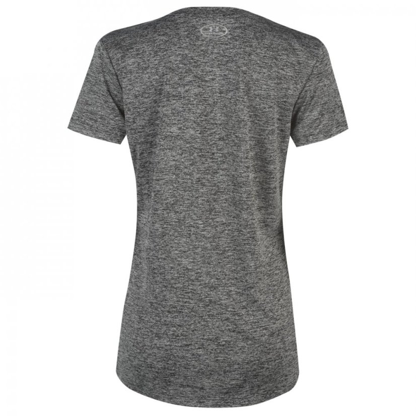 Under Armour Tech™ Twist V-Neck Short Sleeve Womens Black
