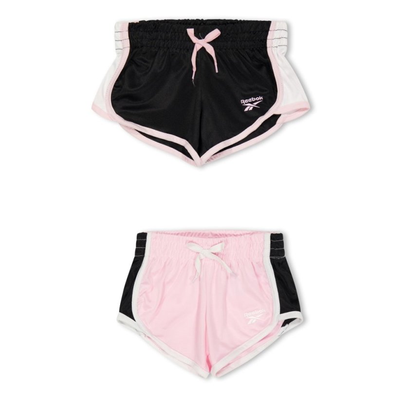 Reebok Kids' Jersey Jogger Shorts Pink Lady