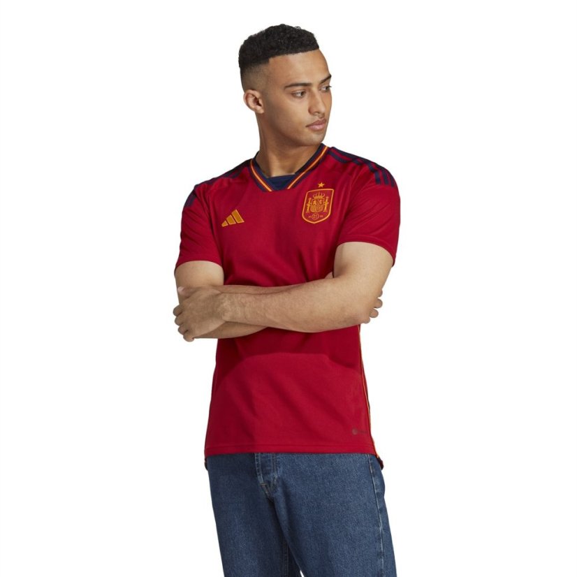 adidas Spain Home Shirt 2022 Adults Red/Blue