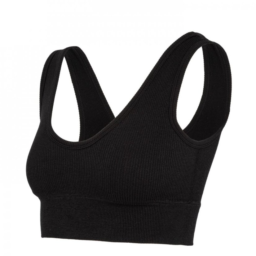 Miso Crop Top Womens Black