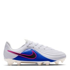 Nike Kids Nike Tiempo Academy Firm Ground Football Boots Blue/Wht/Pink
