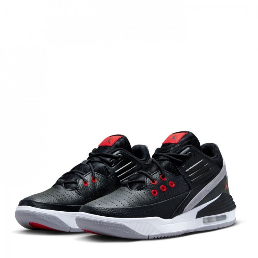 Air Jordan Max Aura 5 Men's basketbalové boty Blk/Gry/Wht