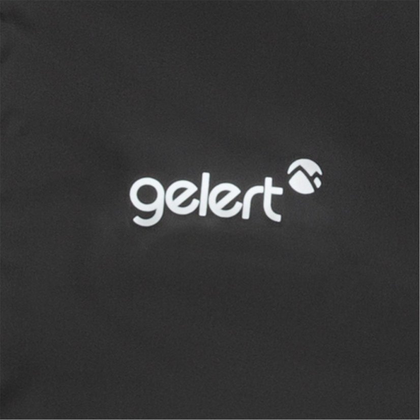 Gelert Kids Dursley Stormlite 5000mm Hooded Long Sleeve Waterproof Jacket Black