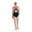 Speedo HB Place Muscle Back Swimsuit Ladies Navy/Blue/PL