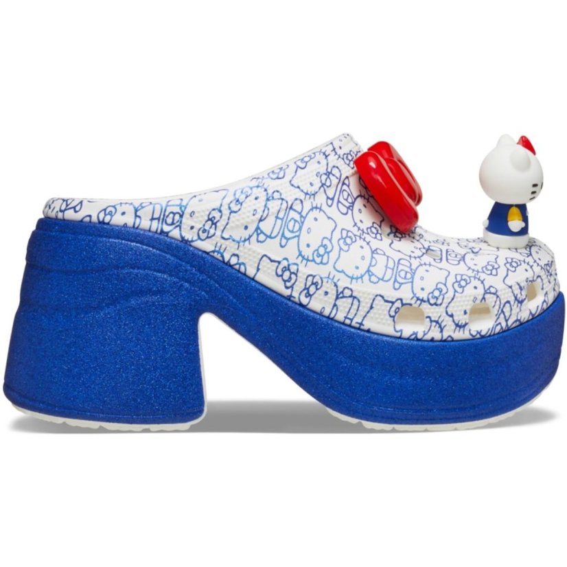Crocs Unisex Adults Hello Kitty Siren Clogs White