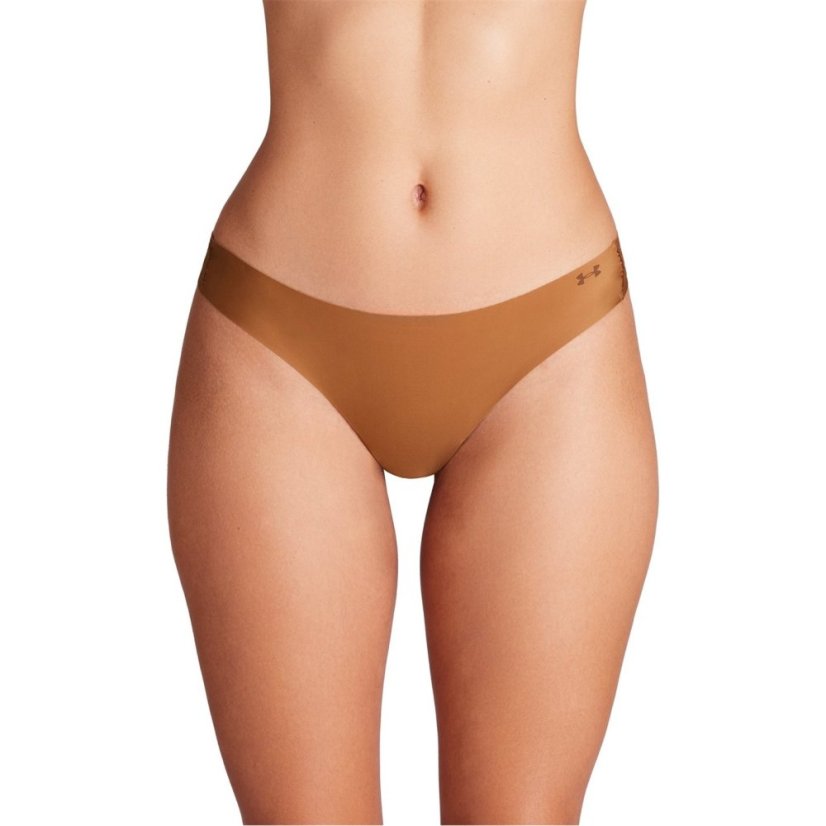 Under Armour Women's Thong Briefs Brown