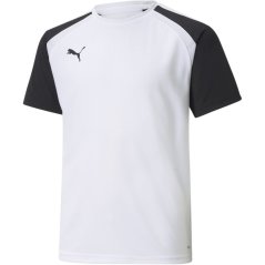 Puma Puma Teampacer Jersey Jr T-Shirt Unisex Kids White-Black