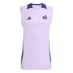 adidas France Rugby World Cup Singlet 2025 Adults Powder Plum
