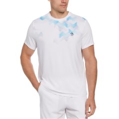 Original Penguin Motion Ball Performance T-Shirt Bright White