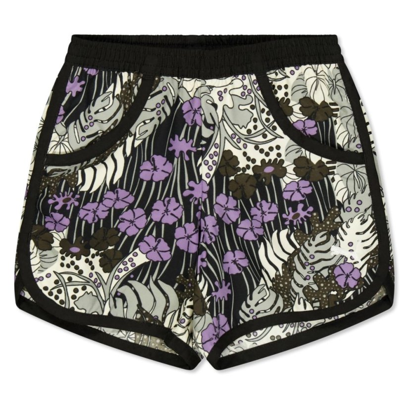 Puma Girls Beach Shorts Infants Purple