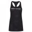 Tommy Sport Graphic Mesh Tank Top Black