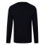 Jack and Jones Hill Crew Knit Sweatshirt Navy/Black