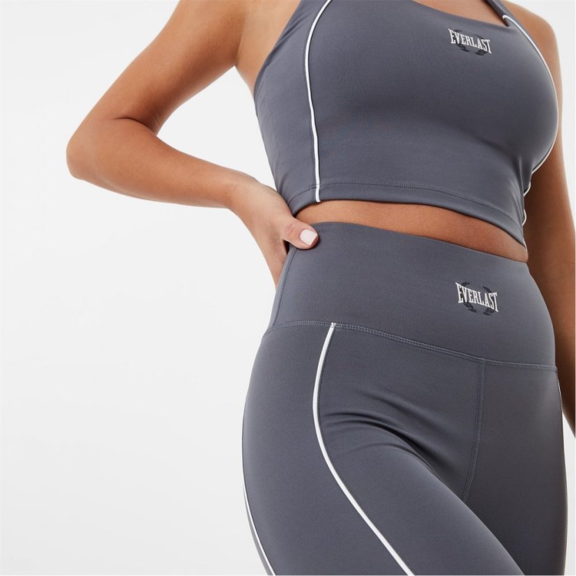 Everlast High Waist Panel Leggings Grey