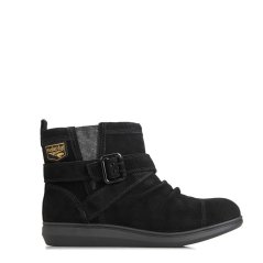 Rocket Dog Mint Suede Ankle Boots Black