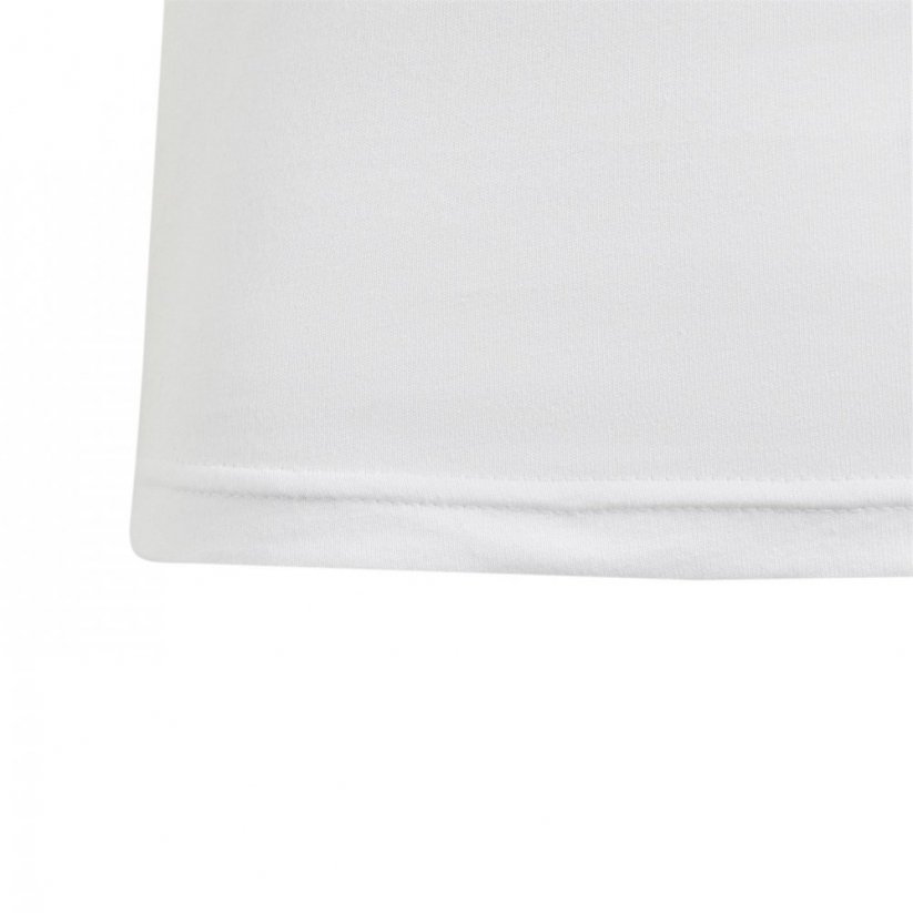 adidas 3S Essentials T Shirt Infants White/Black