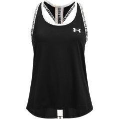 Under Armour Knockout Tank Top Junior Girls Black/White
