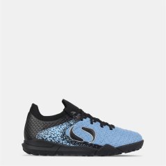 Sondico Blaze Childrens Astro Turf Trainers Black/Blue