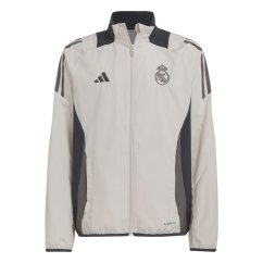 adidas Kids adidas Real Madrid European Training Tracksuit Top 24/25 Putty Mauve