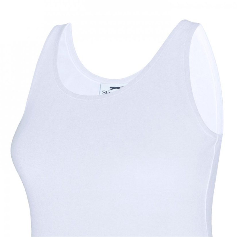 Slazenger Ess Vest Ld43 Scoop White