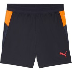 Puma Individual Cup Shorts Juniors Navy/Orange