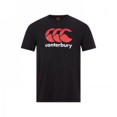 Canterbury Large Logo pánské tričko Black/Red/White
