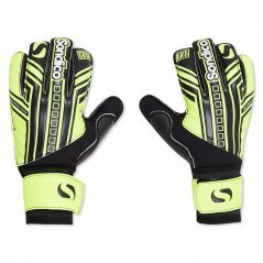 Sondico AeroSpine Junior Goalkeeper Gloves Black/Yellow