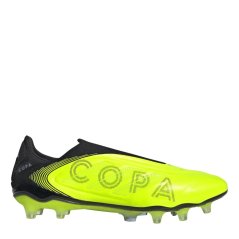 adidas Copa Pure III Elite Laceless Firm Ground Football Boots Lemon/Black