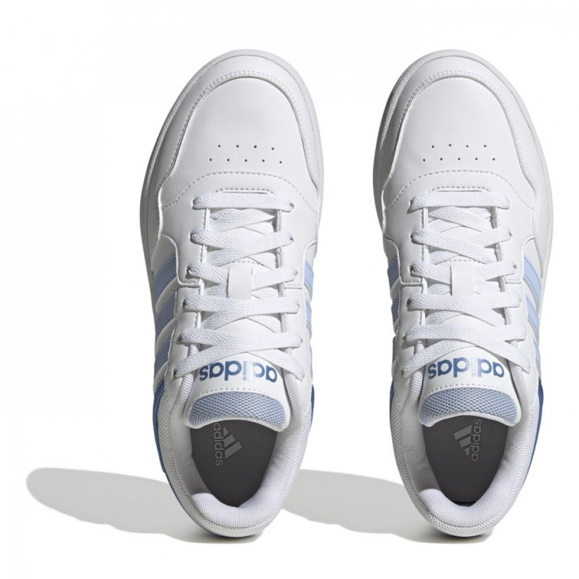 adidas Hoops 3.0 Ladies Trainers White/Blue