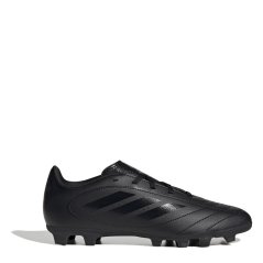 adidas Goletto VIII Juniors Firm Ground Football Boots Black/Black