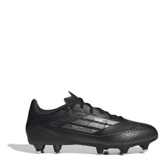 adidas F50 League Soft Ground Football Boots Black/Silver