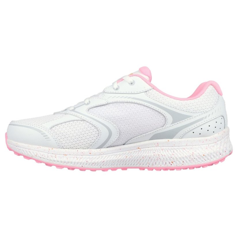 Skechers Go Run Consistent - Vivid Hor Road Running Shoes Womens Wht/Pink