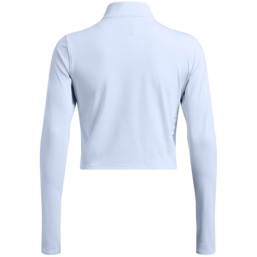 Under Armour Women's Launch Elite Half-Zip Long-Sleeve Performance Top Blue