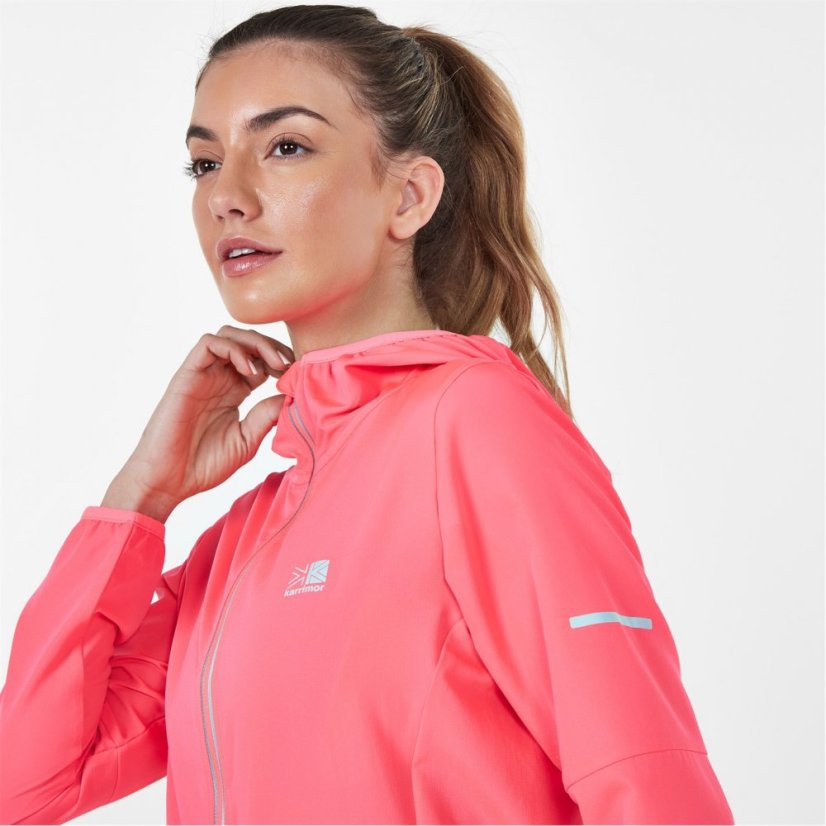 Karrimor Funnel Neck Run Jacket Womens Pink