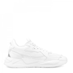 Puma Leather Running Shoes White/White