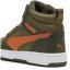 Puma Rebound V6 Mid WTR Jr Olive/Orange